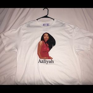 Aaliyah White T shirt